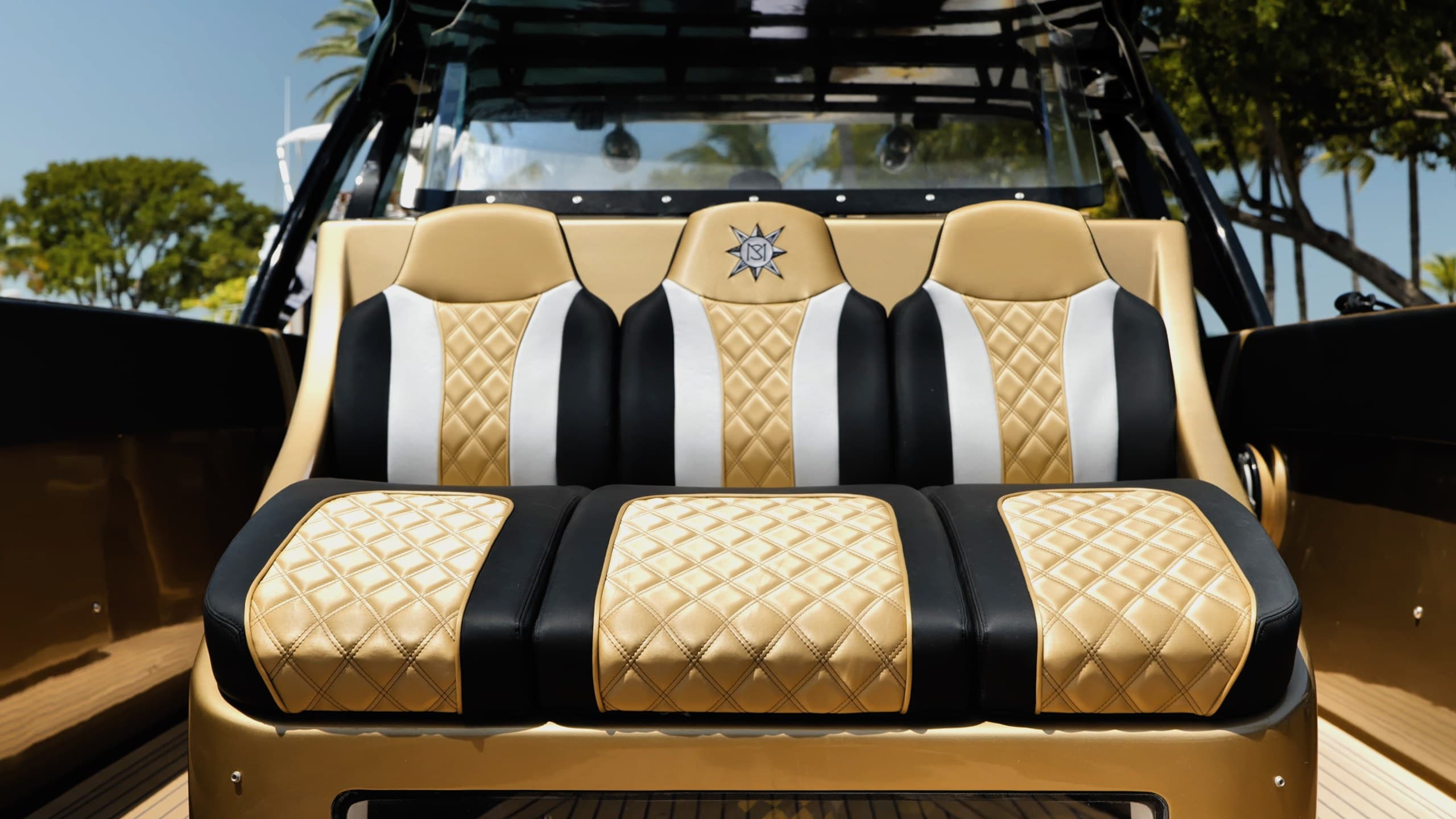43ft Black & Gold Ultra Luxury Yacht Charter — photo 7